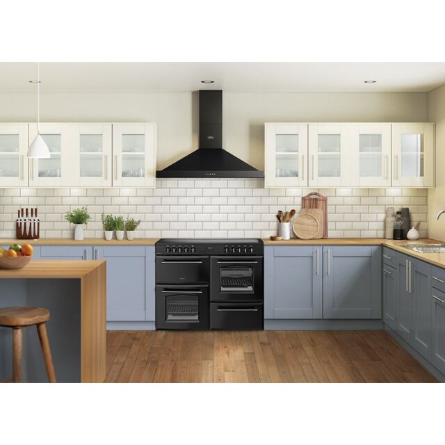 Belling Farmhouse 110cm 5 Zone Ceramic Hob Double Oven Electric Range Cooker