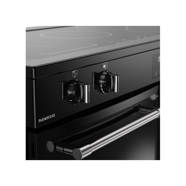 Belling Farmhouse 110cm 5 Zone Induction Hob Double Oven Electric Range Cooker