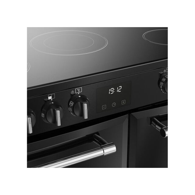 Belling Farmhouse 90cm 5 Zone Ceramic Hob Double Oven Electric Range Cooker