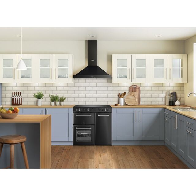 Belling Farmhouse 90cm 5 Zone Ceramic Hob Double Oven Electric Range Cooker
