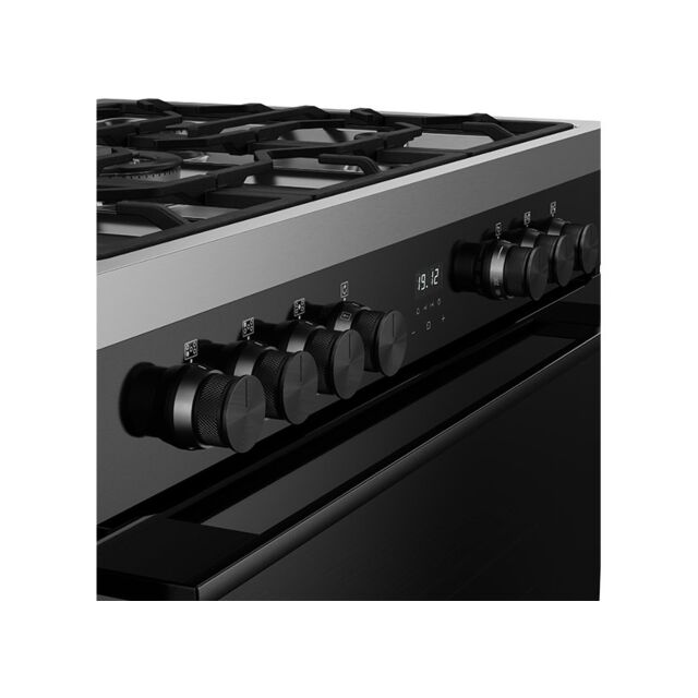 Belling Vision 90cm 5 Burner Gas Hob Single Oven Dual Fuel Range Cooker