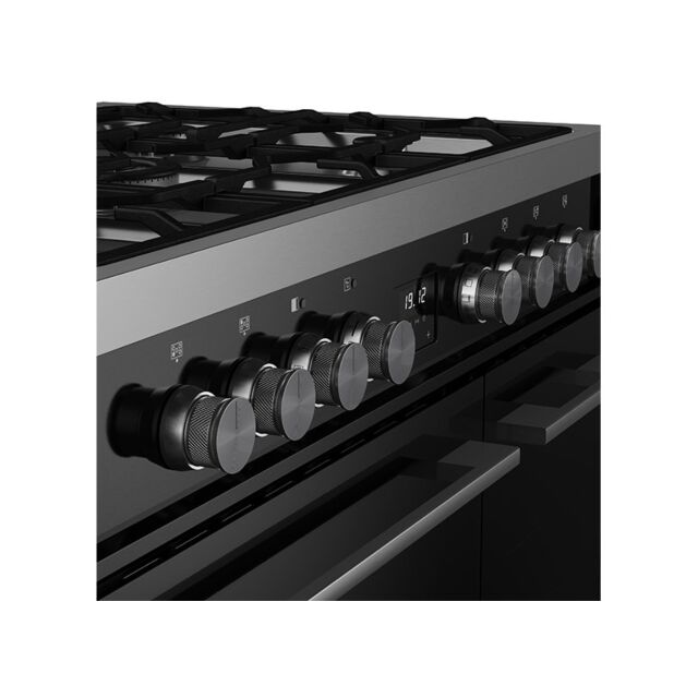 Belling Vision 90cm 5 Burner Gas Hob Double Oven Dual Fuel Range Cooker