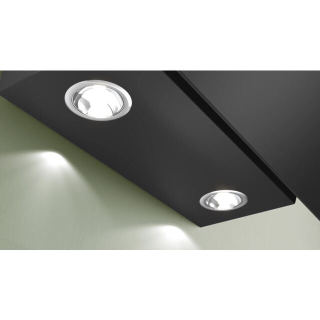 Bosch Series 2 DWK85DK60B 80cm 3 Speed Black Glass Angled Cooker Hood