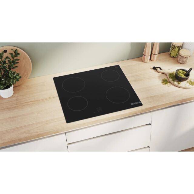 Bosch Series 2 PKE61RAA8B 60cm 4 Zone Touch Control Ceramic Hob