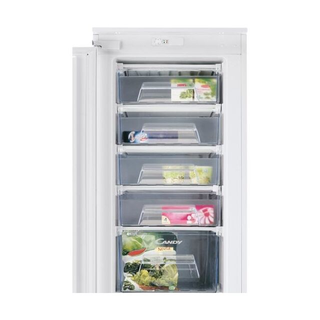 CANDY CFFO3550EK/N/GR Integrated 200L Manual Defrost Tall Freezer