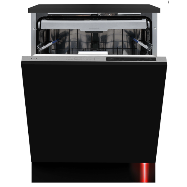 CDA CDI6210 15 Place Setting 7 Program Integrated Full Size Dishwasher