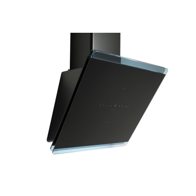 Cda EXG60BL 60cm Black Gesture Control Angled Cooker Hood