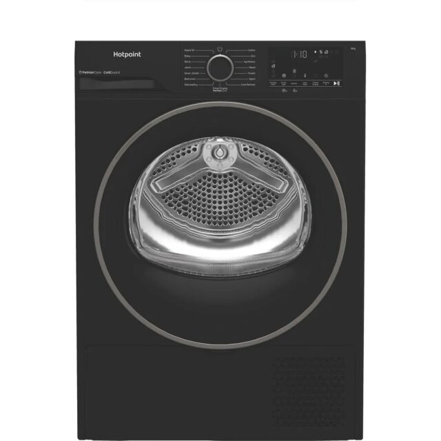 Hotpoint CHSD83MBBUK 8kg Heat Pump Tumble Dryer with ColdGuard