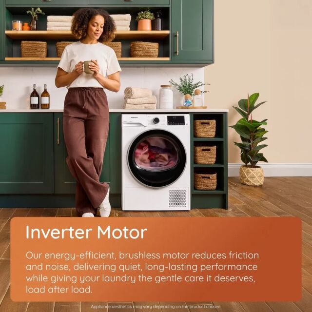 Hotpoint CHSD83MBBUK 8kg Heat Pump Tumble Dryer with ColdGuard