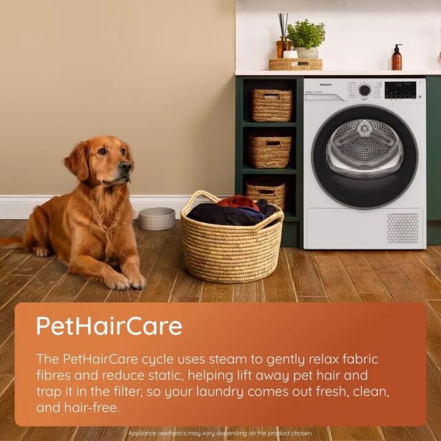 Hotpoint CHSD83MBBUK 8kg Heat Pump Tumble Dryer with ColdGuard