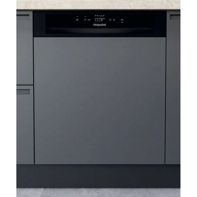 Hotpoint H3BL626BUK/M 14 Place Setting 5 Program Semi-Integrated Dishwasher