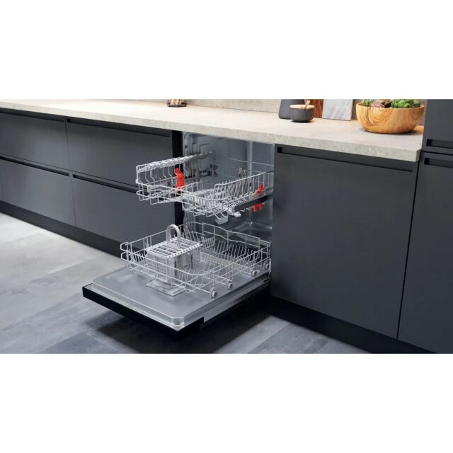 Hotpoint H3BL626BUK/M 14 Place Setting 5 Program Semi-Integrated Dishwasher