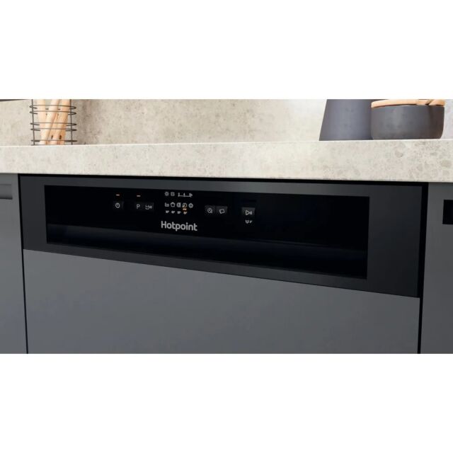 Hotpoint H3BL626BUK/M 14 Place Setting 5 Program Semi-Integrated Dishwasher
