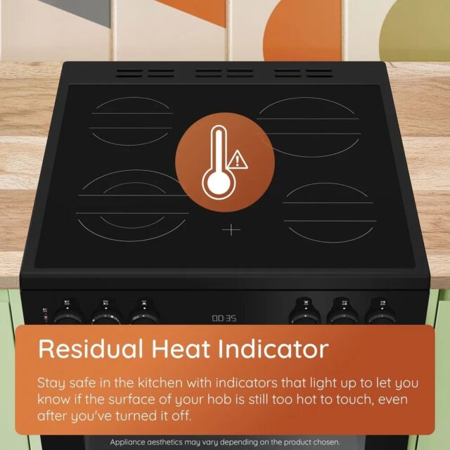Hotpoint HDE6IDC2X/M 60cm 4 Zone Induction Hob Double Oven Electric Cooker