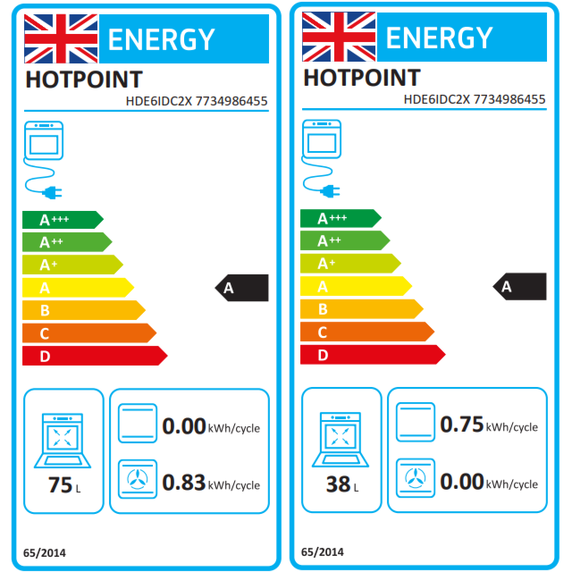 Hotpoint HDE6IDC2X/M 60cm 4 Zone Induction Hob Double Oven Electric Cooker