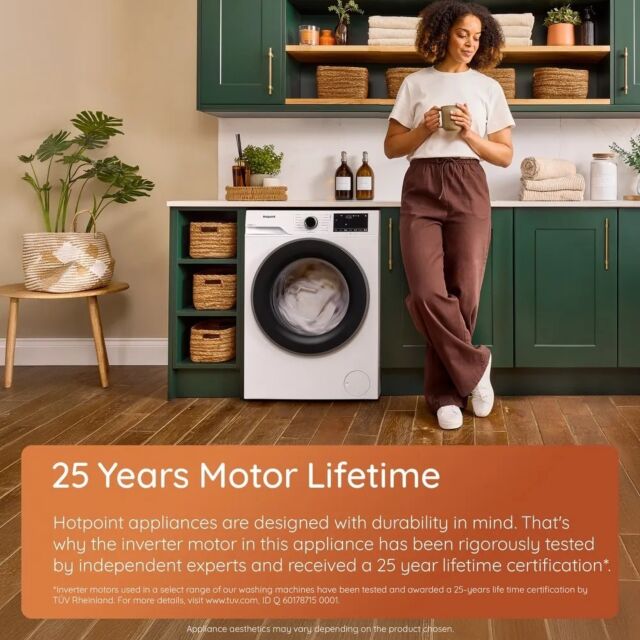 Hotpoint FabricCare Pro HP105GACARE/M 10kg 1400rpm AutoDose Washing Machine