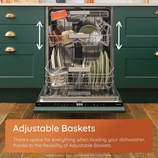 Hotpoint HP2ID10CS80UK/M 10 Place Settings 5 Programs Integrated Dishwasher