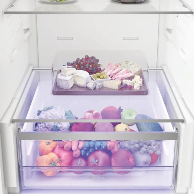 Hotpoint HPK26411XP4UK/M 60cm 70/30 Dual No Frost Fridge Freezer