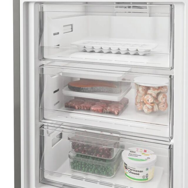 Hotpoint HPK26411XP4UK/M 60cm 70/30 Dual No Frost Fridge Freezer