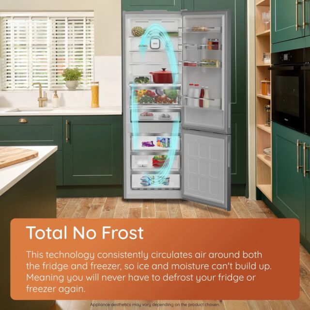 Hotpoint HPKF3243XR5UK/M 55cm 50/50 Total No Frost Fridge Freezer