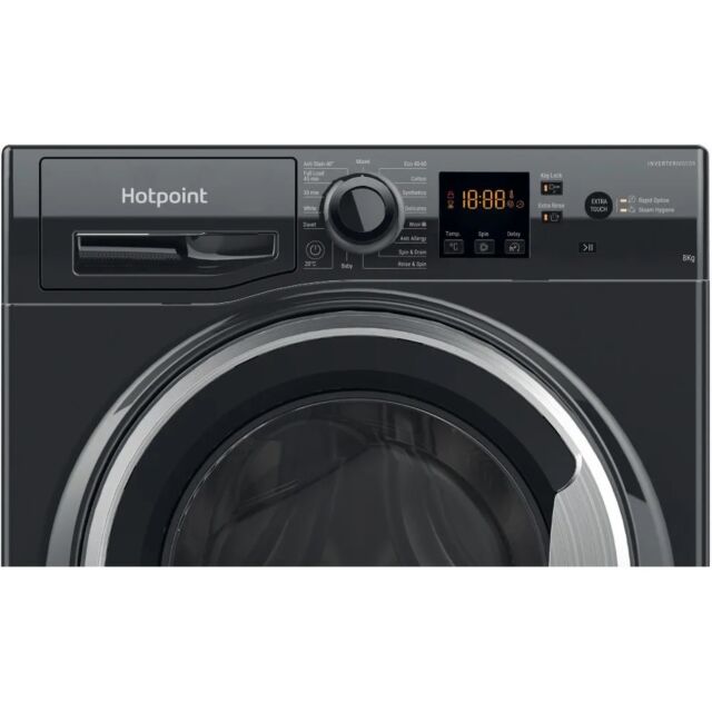 Hotpoint Anti-Stain NSWR846BSUK//M 8kg 1400rpm Washing Machine
