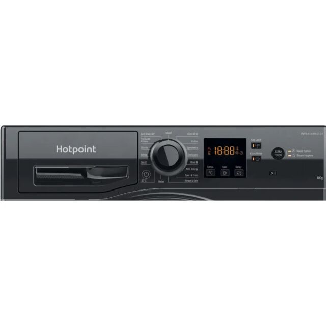 Hotpoint Anti-Stain NSWR846BSUK//M 8kg 1400rpm Washing Machine