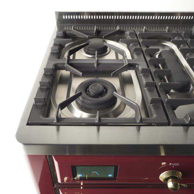 ILVE Majestic Milano 90cm 6 Burner Gas Hob Single Oven Dual Fuel Range Cooker