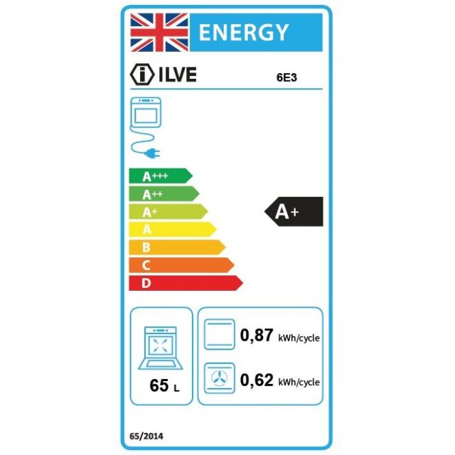 ILVE Milano 70cm 4 Burner Gas Hob Single Oven Dual Fuel Mini Range Cooker
