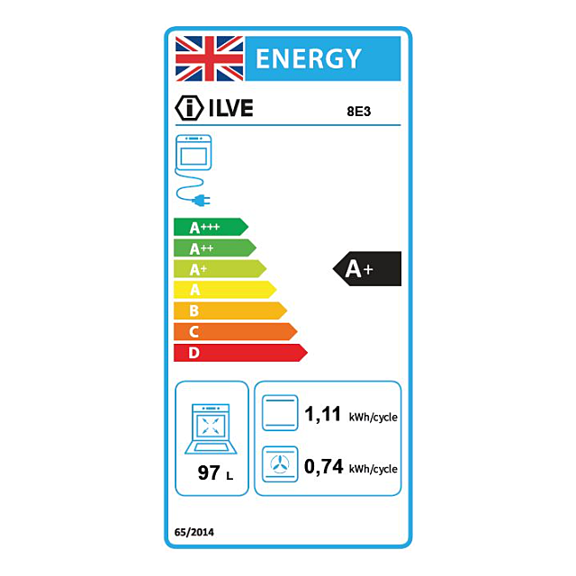 ILVE Milano 90cm 6 Burner Gas Hob Single Oven Dual Fuel Range Cooker