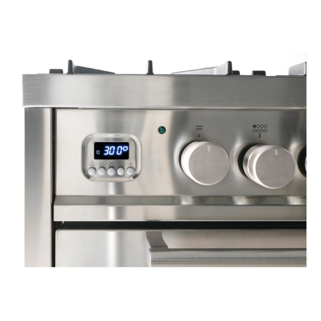 ILVE Roma 90cm 6 Zone Induction Hob Double Oven All Electric Range Cooker