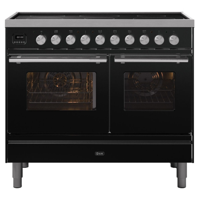 ILVE Roma 100cm 6 Zone Induction Hob Double Oven All Electric Range Cooker