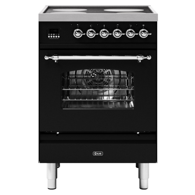 ILVE Milano 60cm 4 Zone Induction Hob Single Oven All Electric Mini Range Cooker