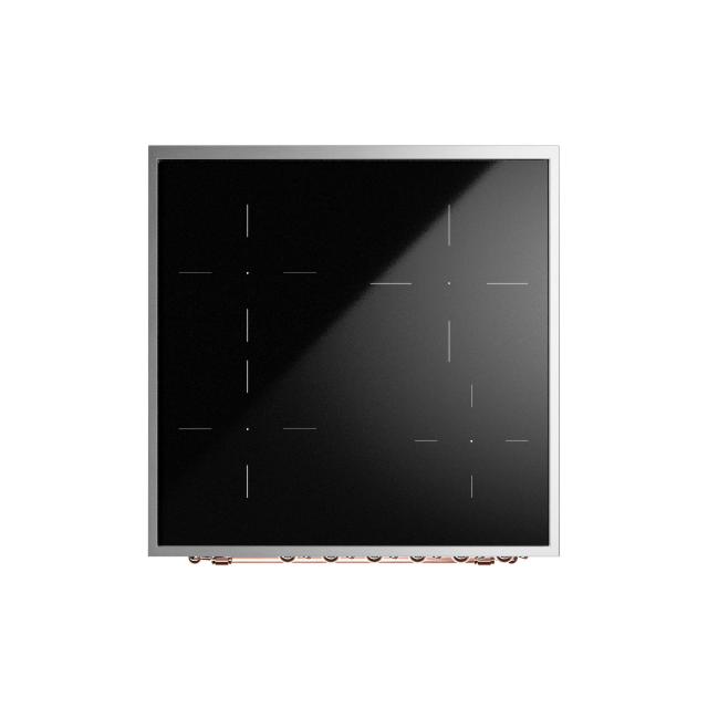 ILVE Milano 60cm 4 Zone Induction Hob Single Oven All Electric Mini Range Cooker