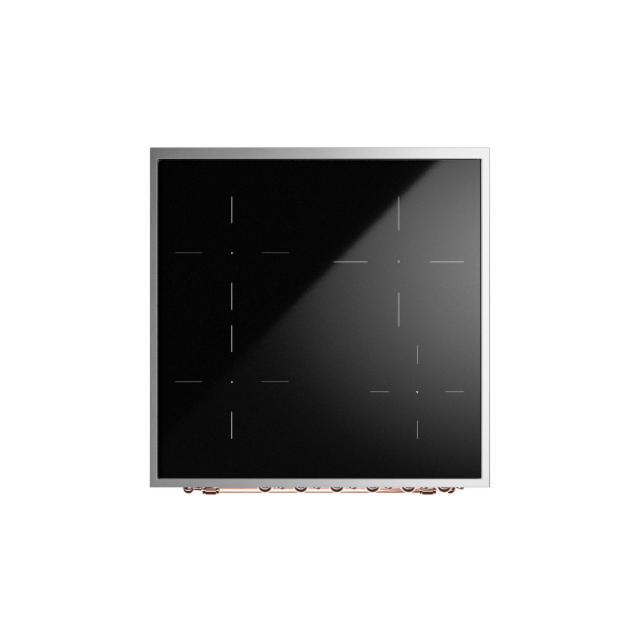 ILVE Milano 60cm 4 Zone Induction Hob Single Oven All Electric Mini Range Cooker