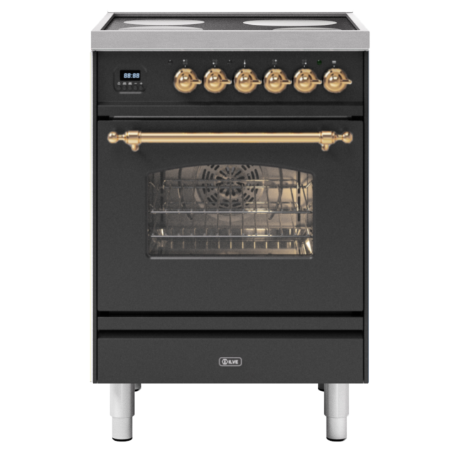 ILVE Milano 60cm 4 Zone Induction Hob Single Oven All Electric Mini Range Cooker