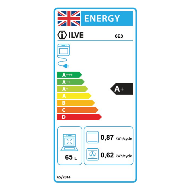 ILVE Milano 60cm 4 Zone Induction Hob Single Oven All Electric Mini Range Cooker