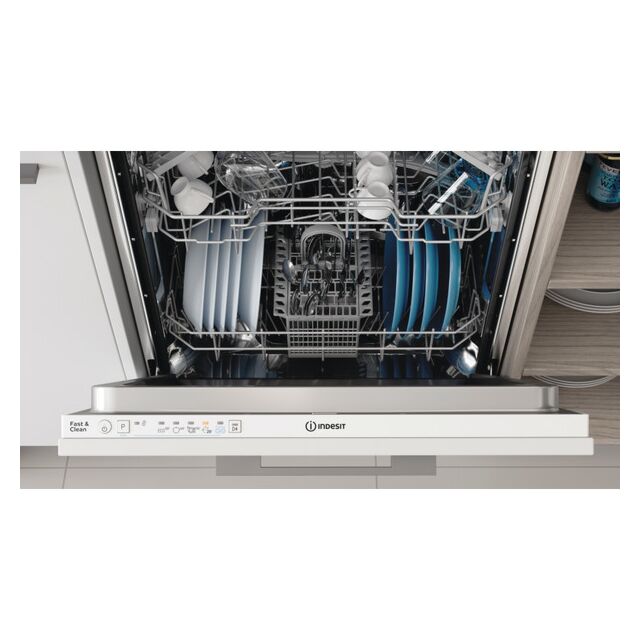 Indesit D2IHL326UK/M 14 Place Setting 5 Program Integrated Full Size Dishwasher