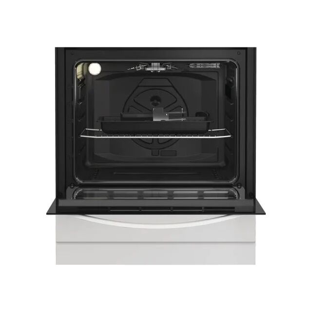 Indesit I6GGMMW/UK//M 60cm 4 Burner Gas Hob Single Oven Gas Cooker