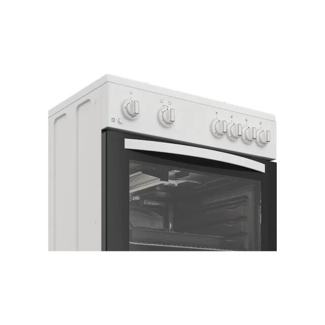 Indesit I6GGMMW/UK//M 60cm 4 Burner Gas Hob Single Oven Gas Cooker