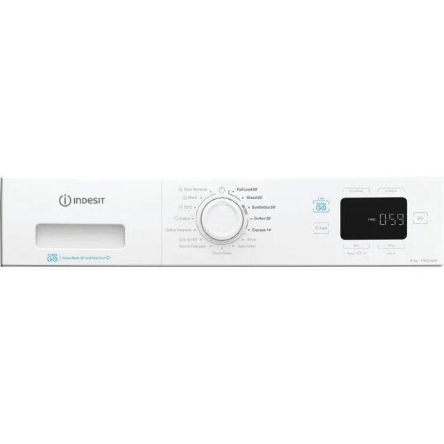 Indesit Push&Go IP846PUSH&GO/M 8kg 1400rpm Washing Machine