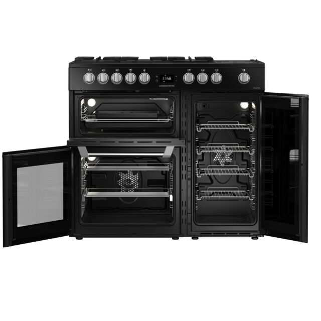 Leisure CuisinemasterPro 100cm 5 Ring Gas Hob Triple Oven Dual Fuel Range Cooker