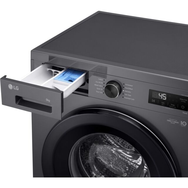 LG F4X1009NMK 9kg 1400rpm 6Motion Direct Drive Washing Machine