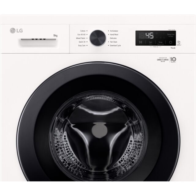 LG F4X1009NWK 9kg 1400rpm 6Motion Direct Drive Washing Machine