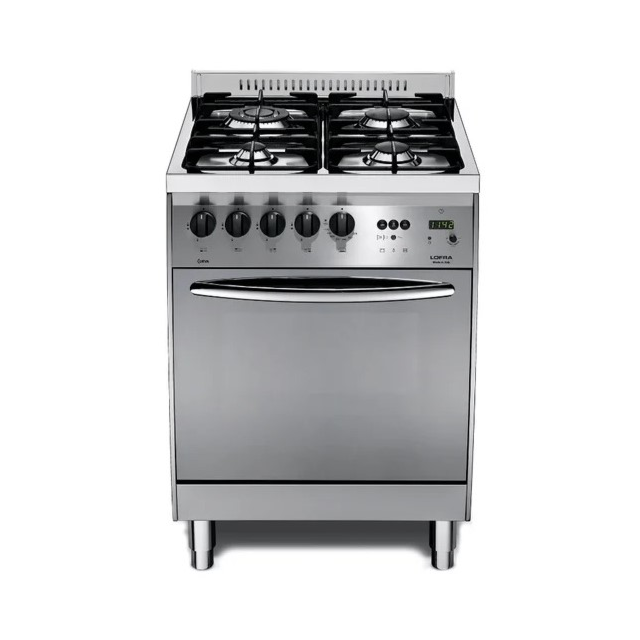 Lofra Curva 60cm 4 Burner Gas Hob Single Oven All Gas Mini Range Cooker