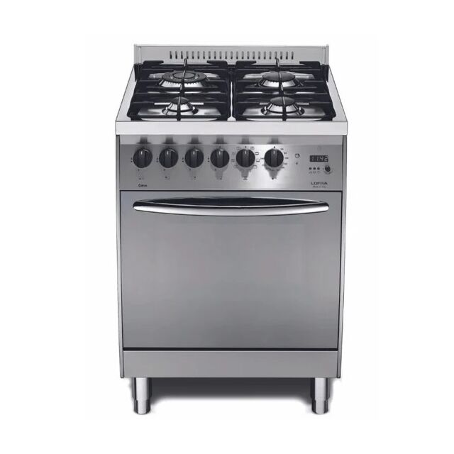 Lofra Curva 60cm 4 Burner Gas Hob Single Oven Dual Fuel Mini Range Cooker