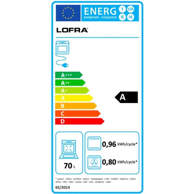 Lofra Curva 60cm 4 Burner Gas Hob Single Oven Dual Fuel Mini Range Cooker