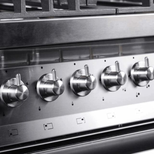 Lofra Venezia 90cm 5 Burner Gas Hob Single Oven Dual Fuel Range Cooker