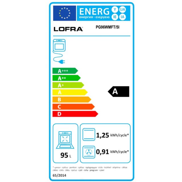 Lofra Venezia 90cm 5 Burner Gas Hob Single Oven Dual Fuel Range Cooker