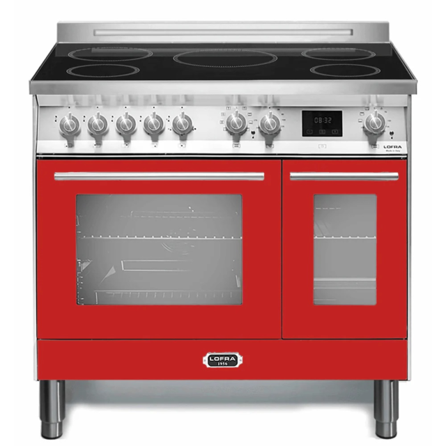 Lofra Venezia 90cm 5 Zone Induction Hob Double Oven All Electric Range Cooker