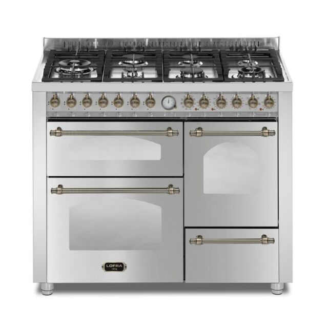 Lofra Dolcevita 110cm 7 Burner Gas Hob Triple Oven Dual Fuel Range Cooker